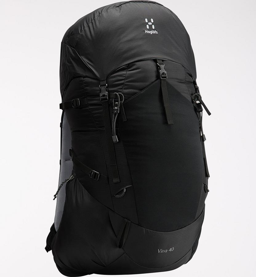 Haglöfs Womens Vina 40 Hiking Backpack Black New Zealand 21846RYGL